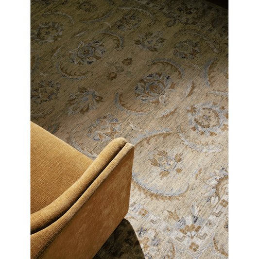 Revival Rug - 482024 by Surya in natural, khaki, camel. Made from face: 100% wool, warp: 100% cotton in a unique style.