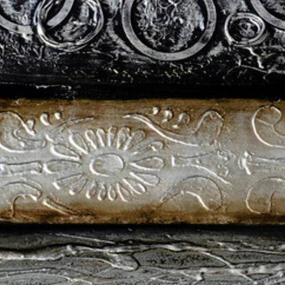 Surya Wall Decor Indoor/Outdoor Wall Art Piece by Surya in gray. Made from canvas in a modern style.