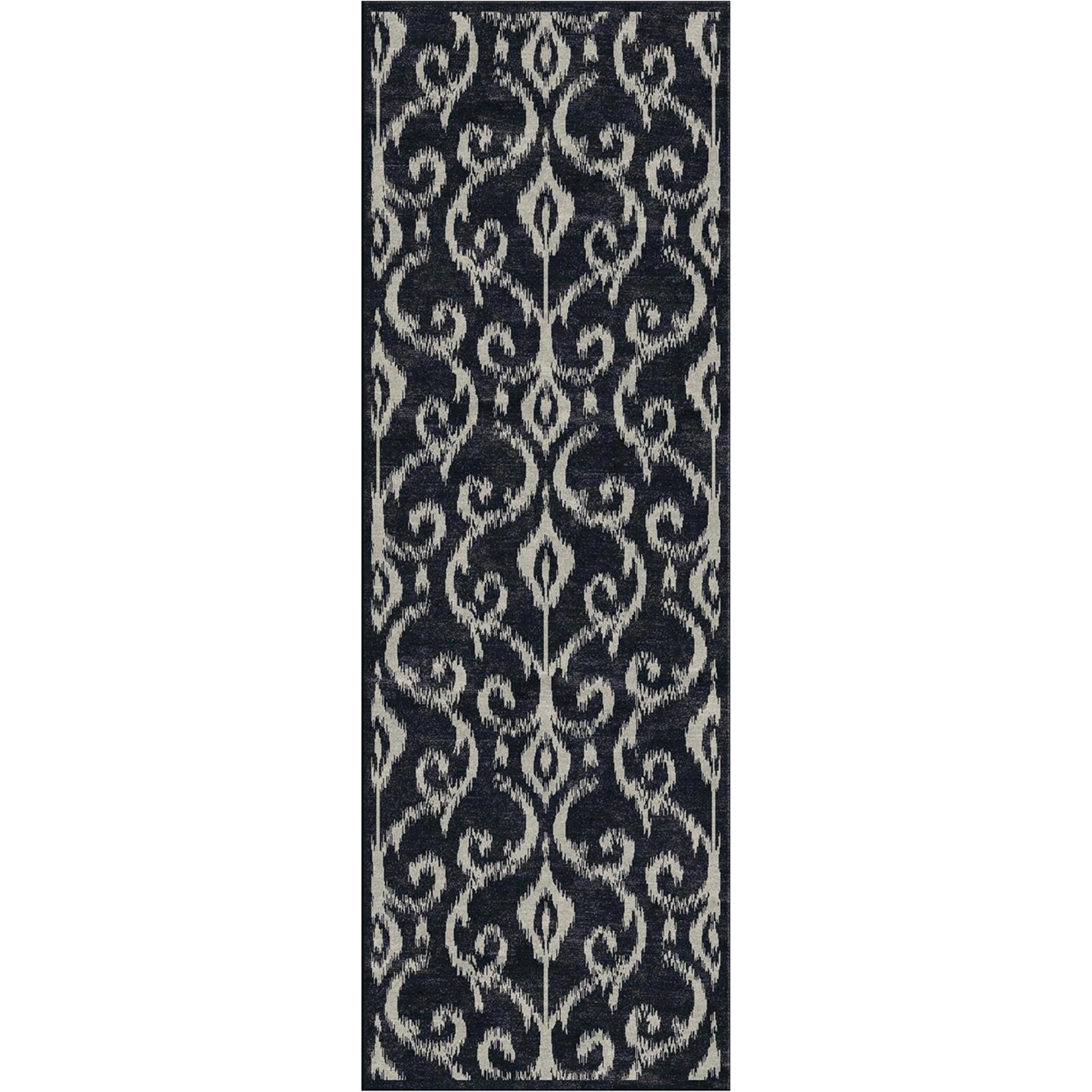 Azeri Transitional Damask Rug - 3842F by Feizy in gray, taupe, ivory. Made from wool, viscose in a unique style.