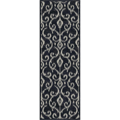 Azeri Transitional Damask Rug - 3842F by Feizy in gray, taupe, ivory. Made from wool, viscose in a unique style.