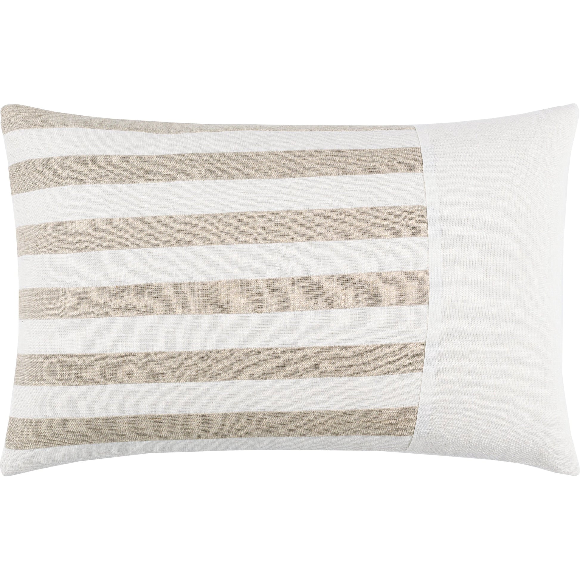 Roxbury Pillow - 7886 by Surya in cream, light beige. Made from 100% linen in a unique style.