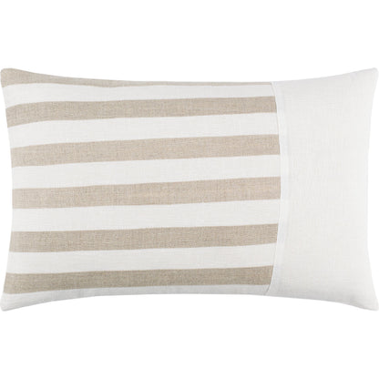 Roxbury Pillow - 7886 by Surya in cream, light beige. Made from 100% linen in a unique style.