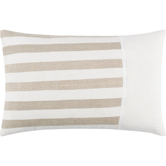 Roxbury Pillow - 7886 by Surya in cream, light beige. Made from 100% linen in a unique style.