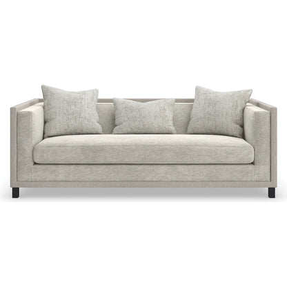 Tuxedo Sofa by Caracole in brushed deep bronze. Made from unique in a unique style.