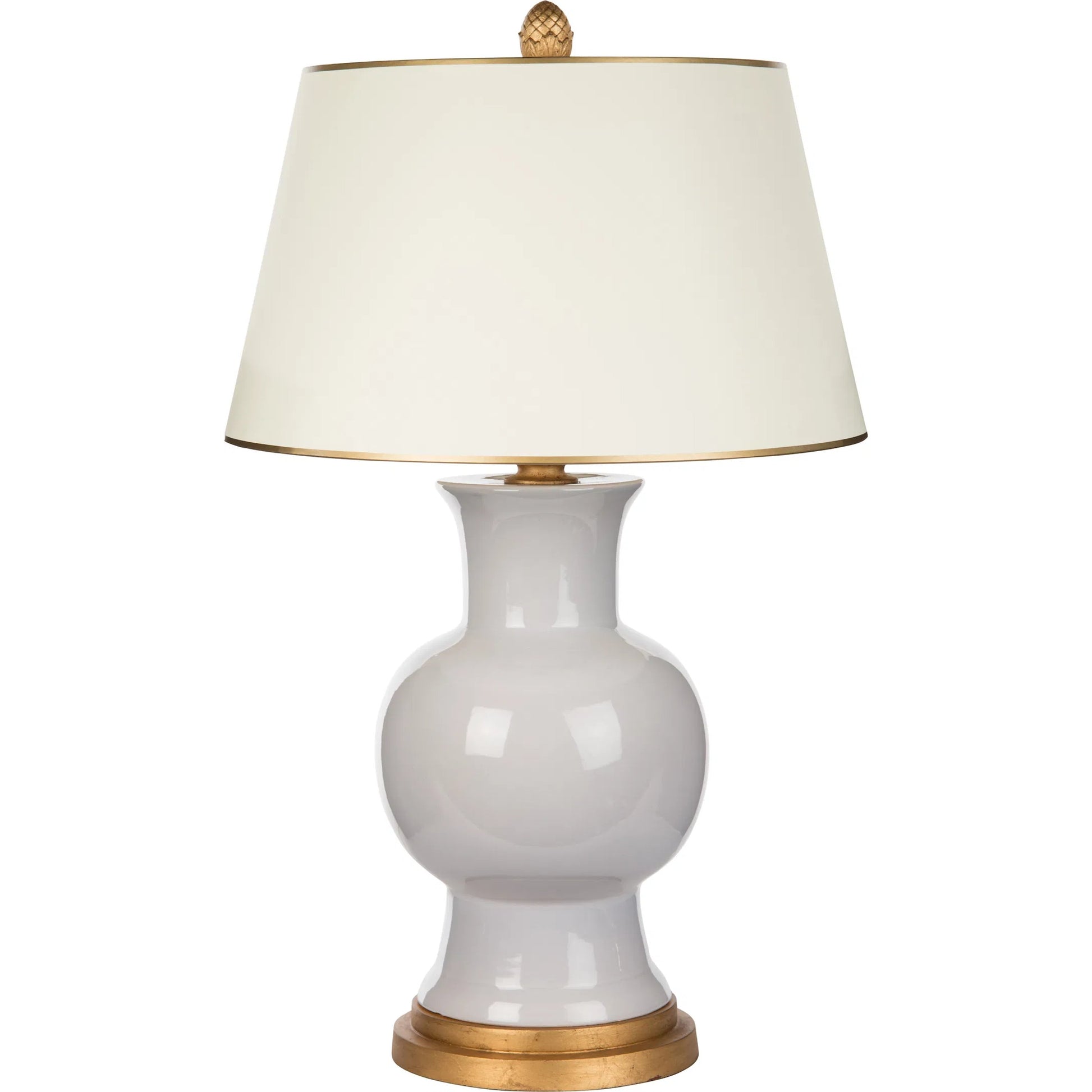 Juliette Lavender Lamp by Bradburn Home. Made from ceramic in a modern style.