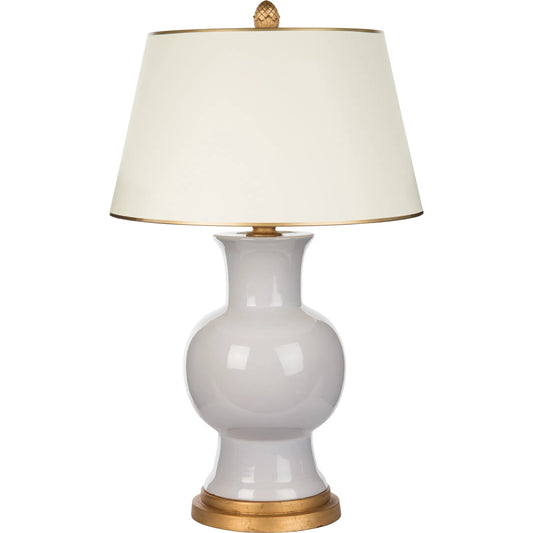 Juliette Lavender Lamp by Bradburn Home. Made from ceramic in a unique style.