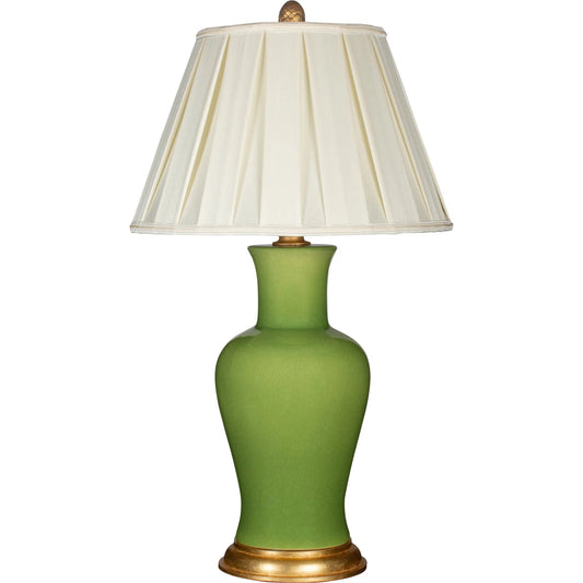 Amelie Shamrock Couture Lamp by Bradburn Home. Made from ceramic in a unique style.