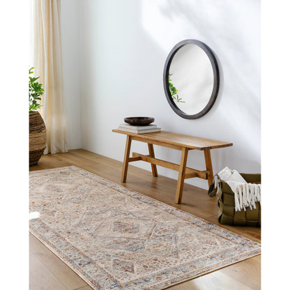 Arya Rug - 30715 by Livabliss in medium gray, blue, black, dark red, charcoal, light gray. Made from 70% polyester, 30% viscose in a unique style.