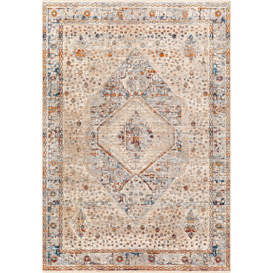 Arya Rug - 30715 by Livabliss in medium gray, blue. Made from 70% polyester, 30% viscose in a unique style.