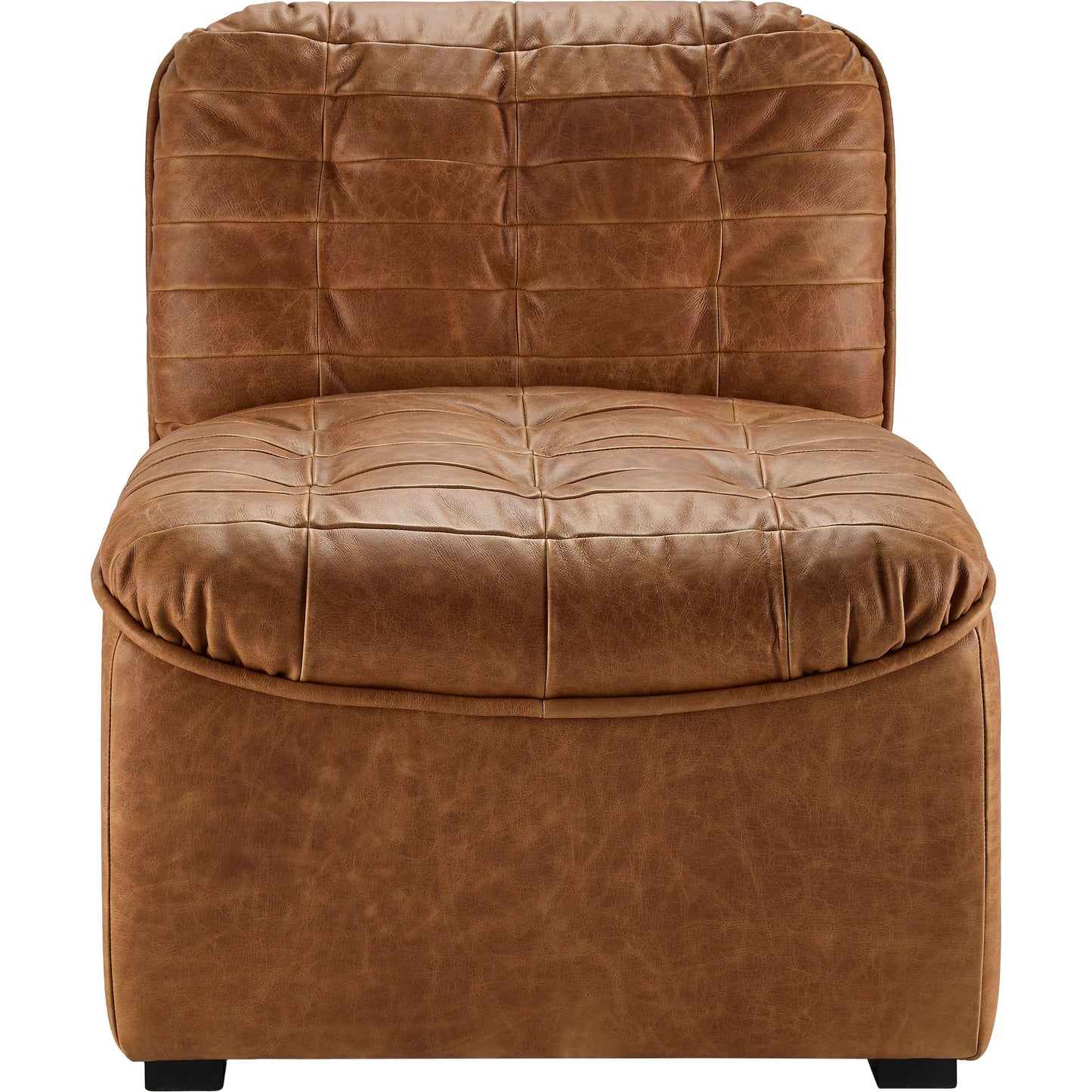 003 SI-2053497 | Additional Silo | Oryan - 497471 by Surya in brown. Made from top: leather; upholstery: leather, base: rubber wood, fill: 75% polyurethane foam, 25% dacron in a transitional style.