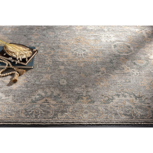 Royal Rug - 26042 by Surya in charcoal, gray. Made from unique in a unique style.