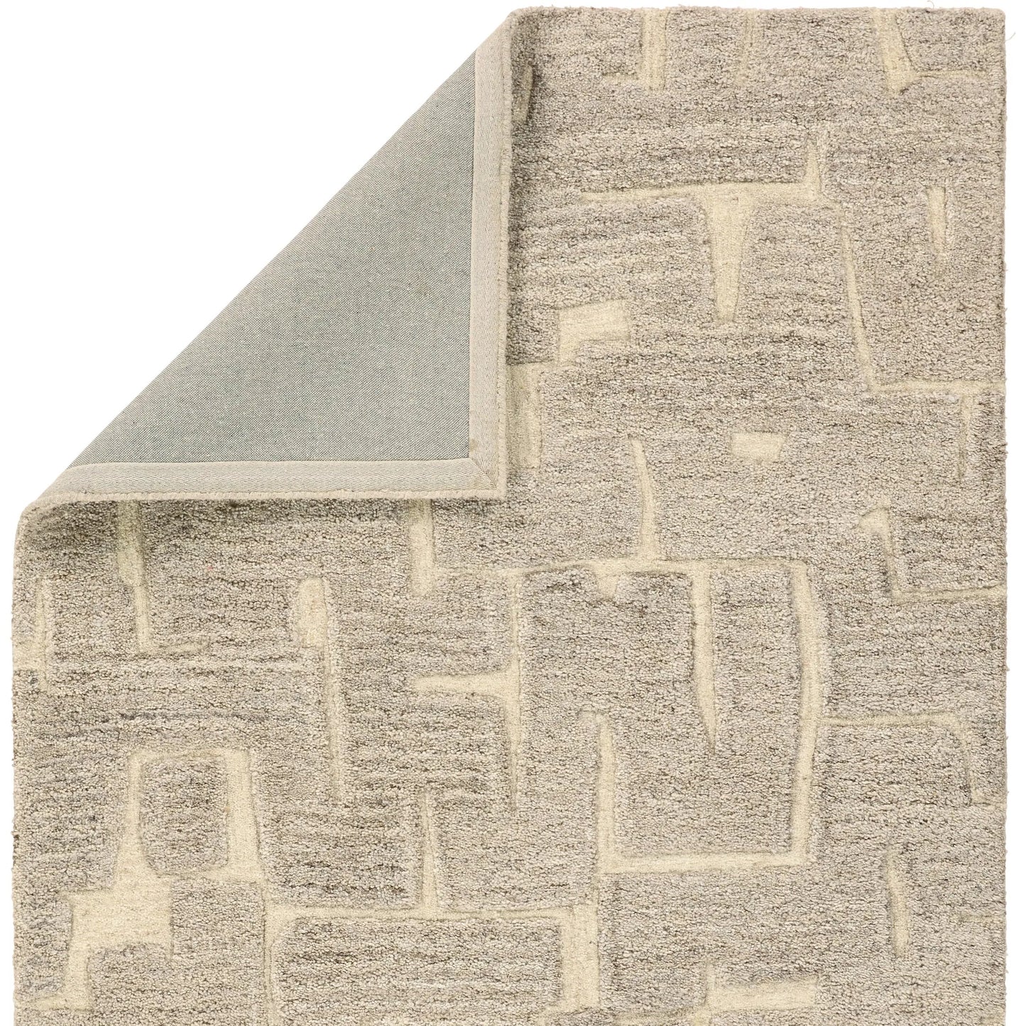 003 SI-2444797,SI-2444798,SI-2444799,SI-2444800,SI-2444801 | Closeup | Reyner RYN05 Rug by Jaipur Living in taupe, cream. Made from 100% wool in a unique style.