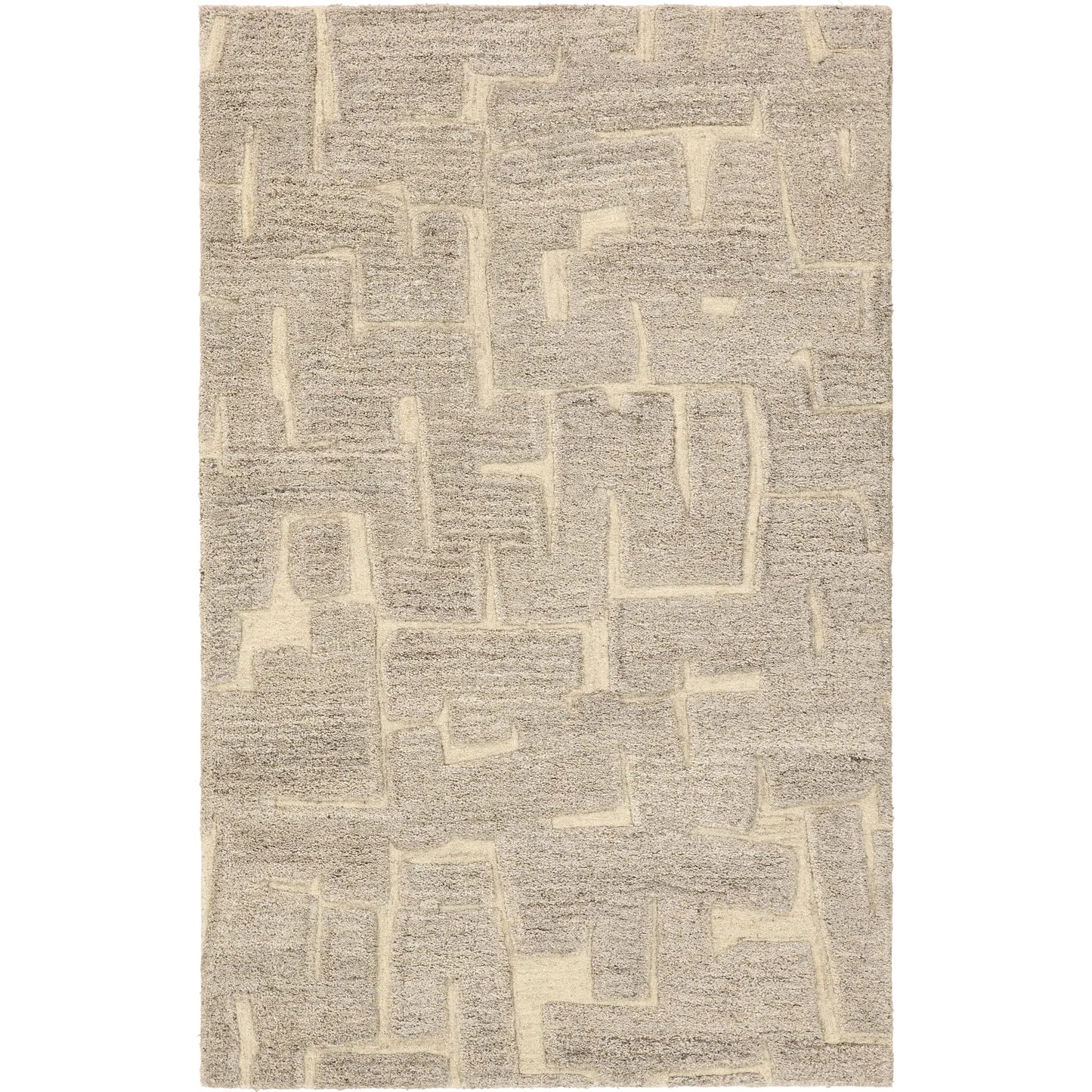 001 SI-2444797,SI-2444798,SI-2444799,SI-2444800,SI-2444801 | Primary Silo | Reyner RYN05 Rug by Jaipur Living in taupe, cream. Made from 100% wool in a unique style.