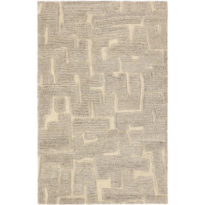Reyner RYN05 Rug by Jaipur Living in taupe, cream. Made from 100% wool in a unique style.
