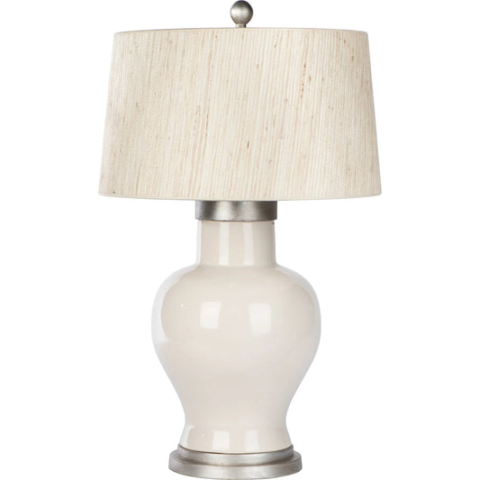 Silver Cove Couture Lamp by Bradburn Home. Made from ceramic in a unique style.