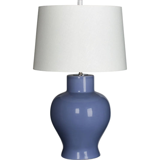 Blue Nova Cove Lamp by Bradburn Home. Made from ceramic in a unique style.