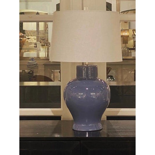 Blue Nova Cove Lamp by Bradburn Home. Made from ceramic in a eclectic & global style.