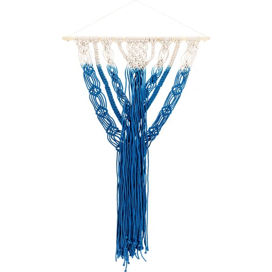 Azra - 26191 by Surya in dark blue, light blue. Made from 100% cotton, 100% wood in a eclectic & global style.