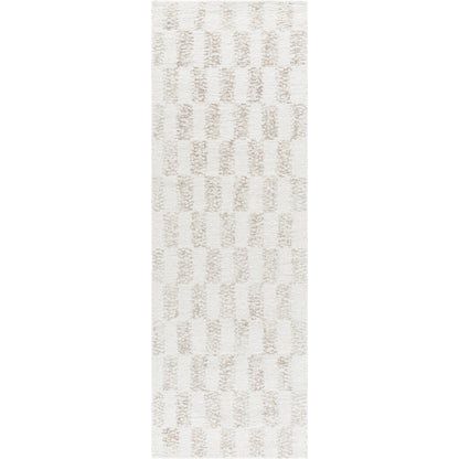 Rize Rug - 488494 by Livabliss in light silver, off-white, ash. Made from wool in a unique style.