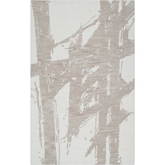 Rize Rug - 488505 by Livabliss in metallic - silver, pale pink, silver, slate. Made from face: 100% wool, warp: 100% cotton in a unique style.