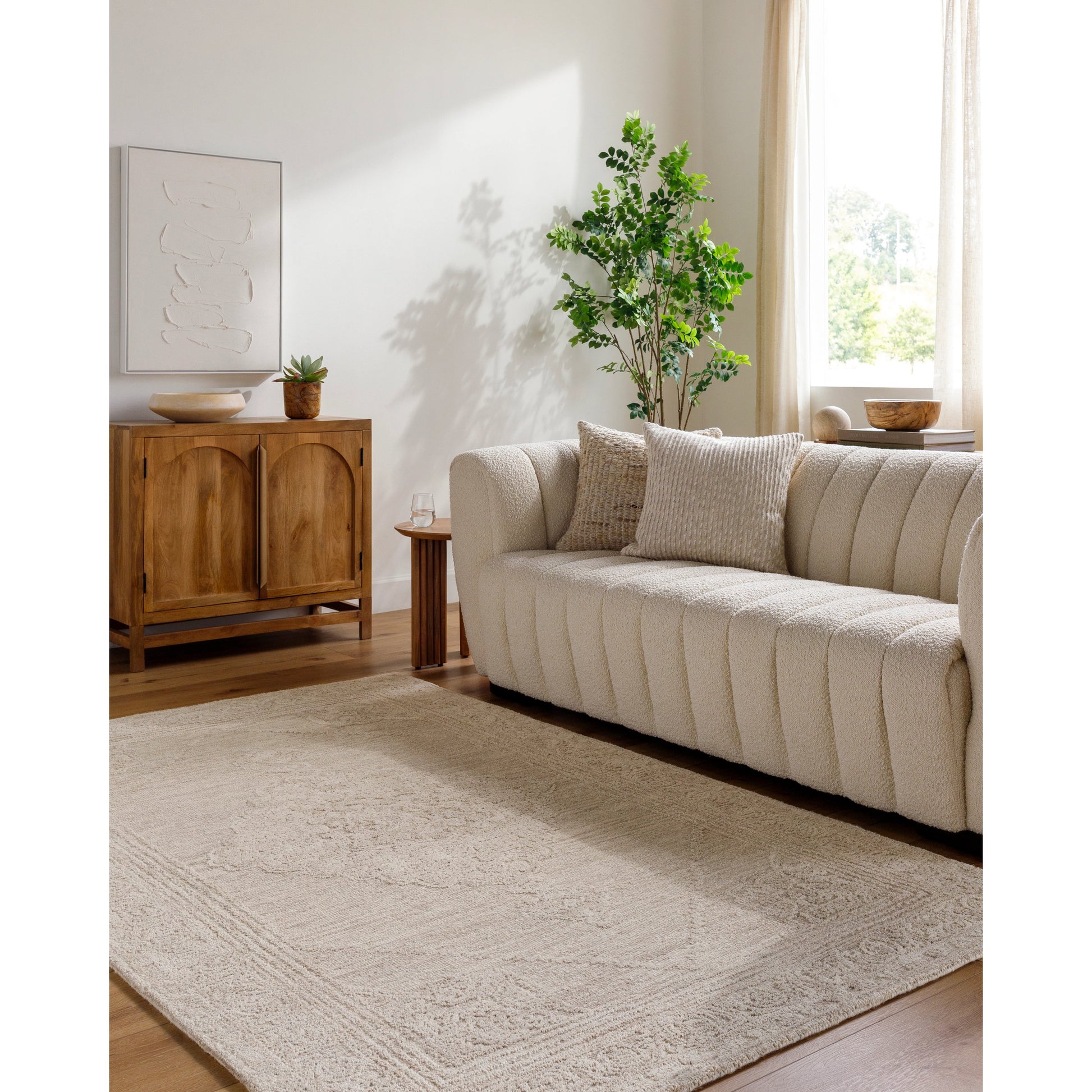 Rize Rug - 488522 by Livabliss in ivory, sandstone, beige. Made from face: 100% wool, warp: 100% cotton in a unique style.