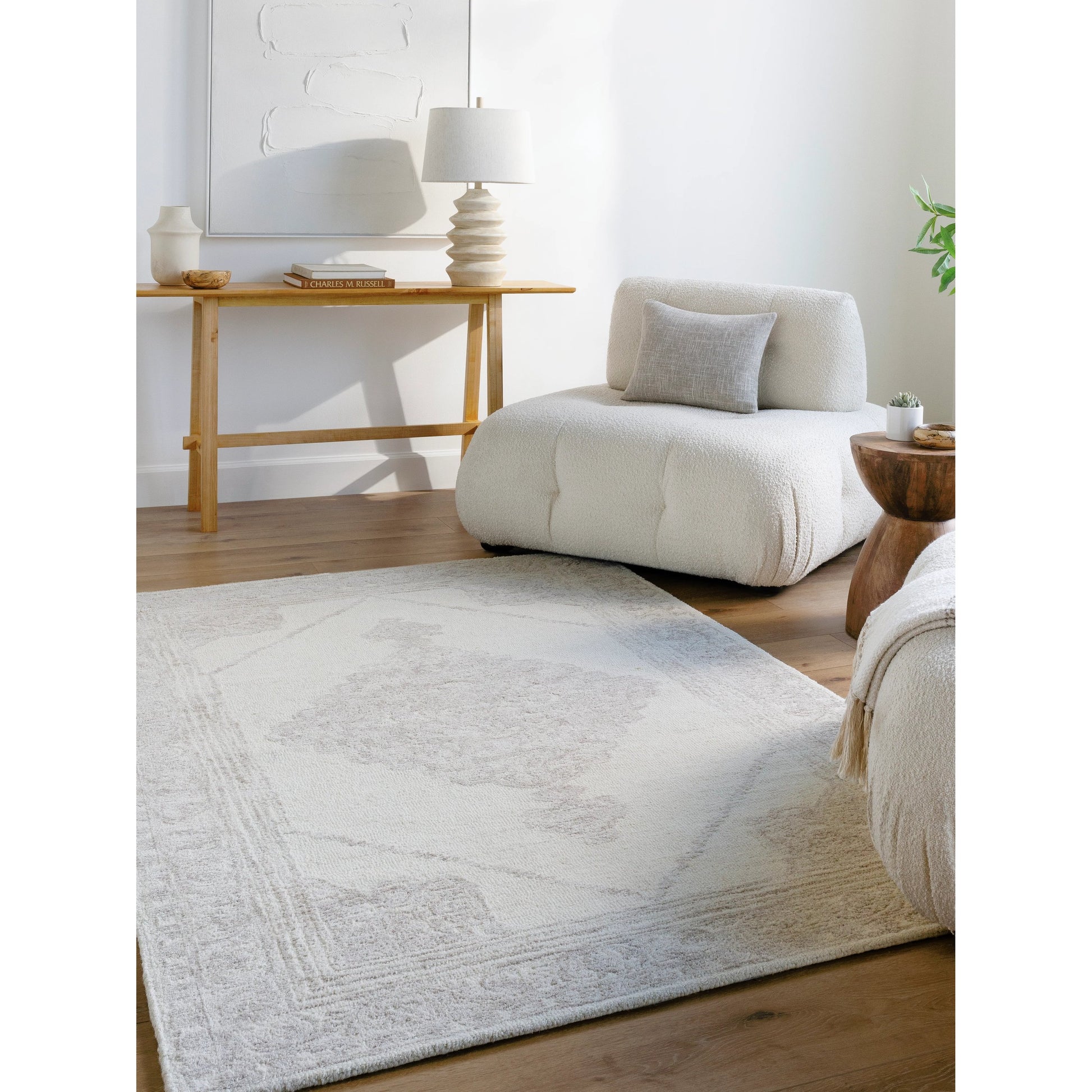 Rize Rug - 488531 by Livabliss in ivory, taupe, sandstone. Made from wool in a unique style.