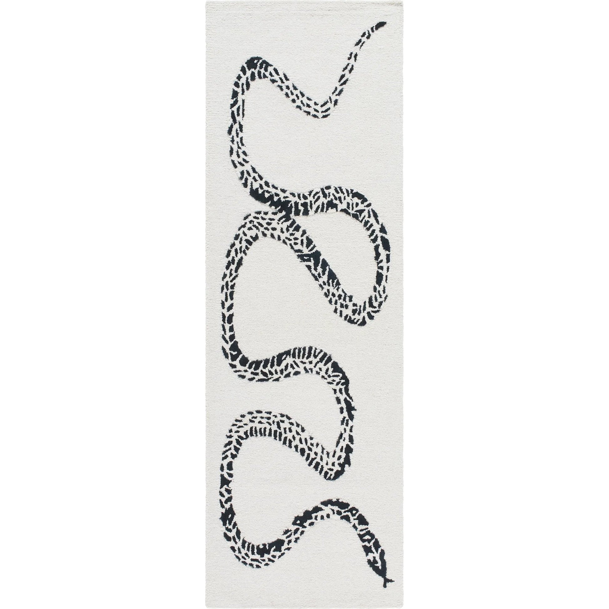 Rize Rug - 488542 by Livabliss in ivory, midnight black. Made from face: 100% wool, warp: 100% cotton in a unique style.