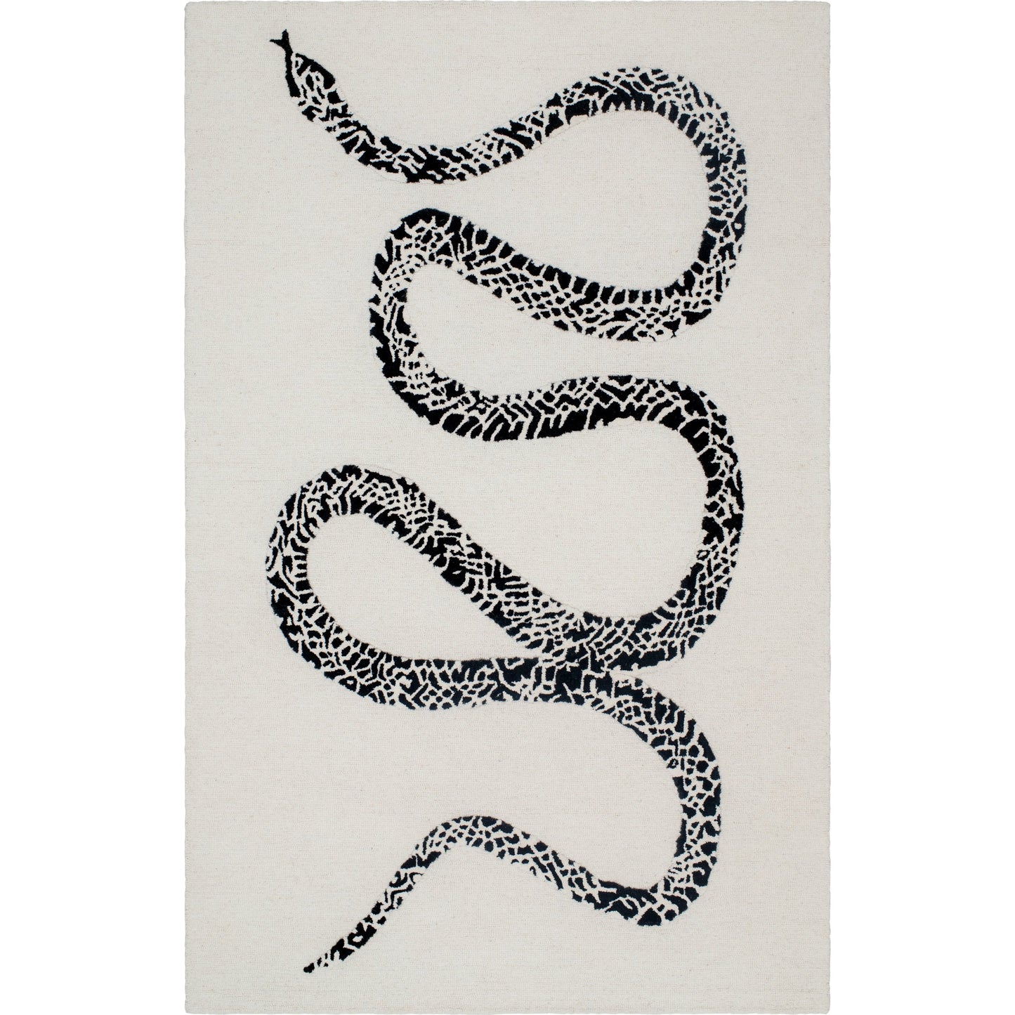 001 SI-2131771,SI-2131773,SI-2131774,SI-2131775,SI-2131776,SI-2131777 | Primary Silo | Rize Rug - 488542 by Livabliss in ivory, midnight black. Made from face: 100% wool, warp: 100% cotton in a unique style.