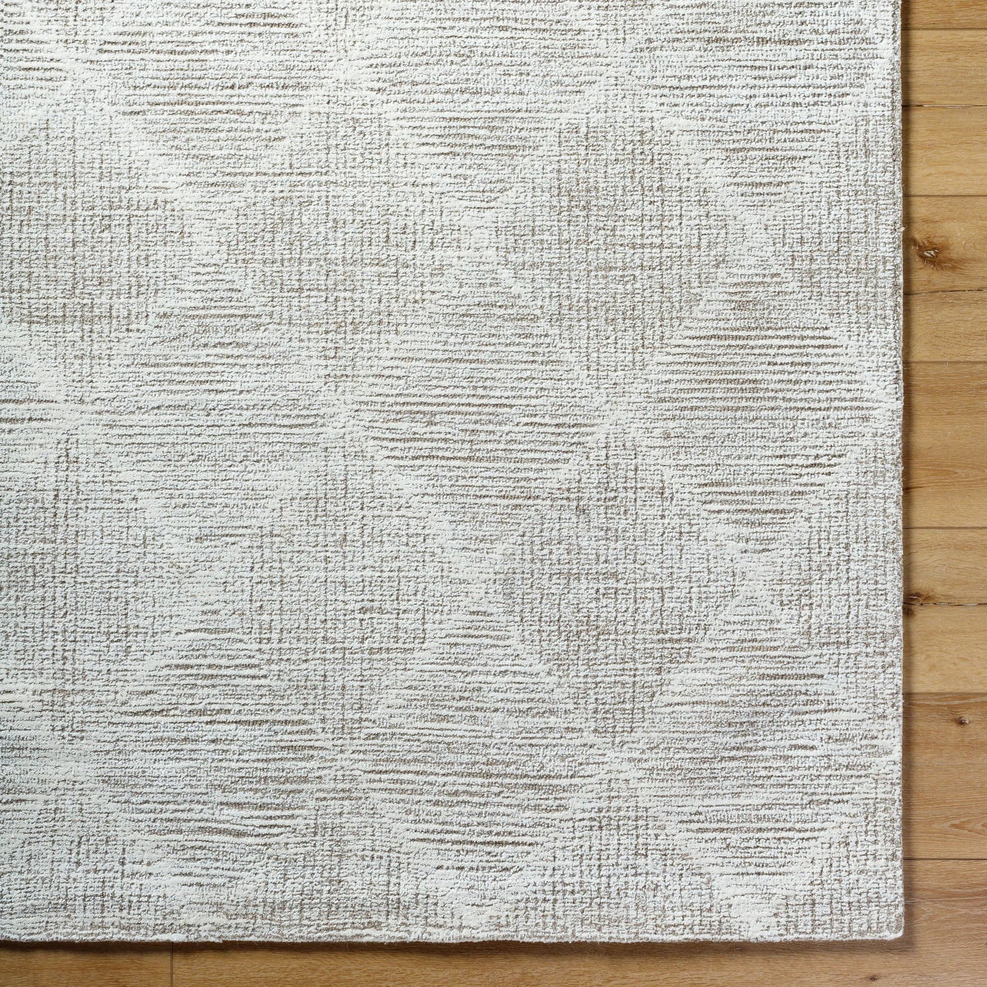 Rize Rug - 488554 by Livabliss in ivory, taupe, light gray. Made from wool in a unique style.