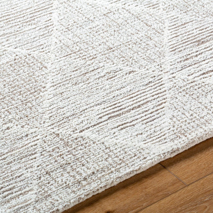 Rize Rug - 488554 by Livabliss in ivory, taupe, light gray. Made from wool in a unique style.
