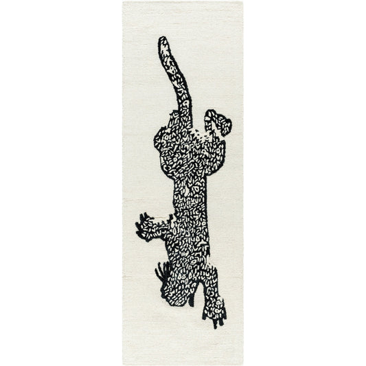 Rize Rug - 488564 by Livabliss in off-white, black. Made from wool in a unique style.