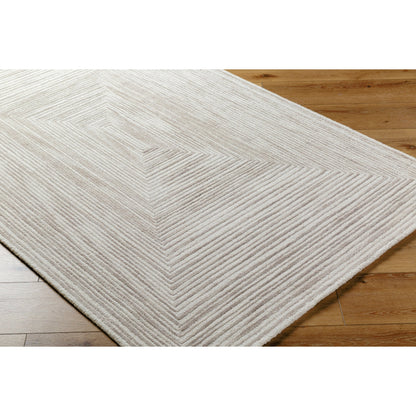 Rize Rug - 488587 by Livabliss in ivory, taupe, sandstone. Made from face: 100% wool, warp: 100% cotton in a unique style.