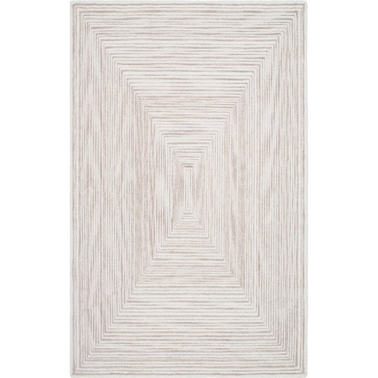 Rize Rug - 488587 by Livabliss in light silver, warm grey. Made from face: 100% wool, warp: 100% cotton in a unique style.