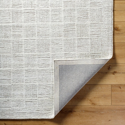 Rize Rug - 488607 by Livabliss in ivory, dove gray, ash, pearl. Made from wool in a unique style.