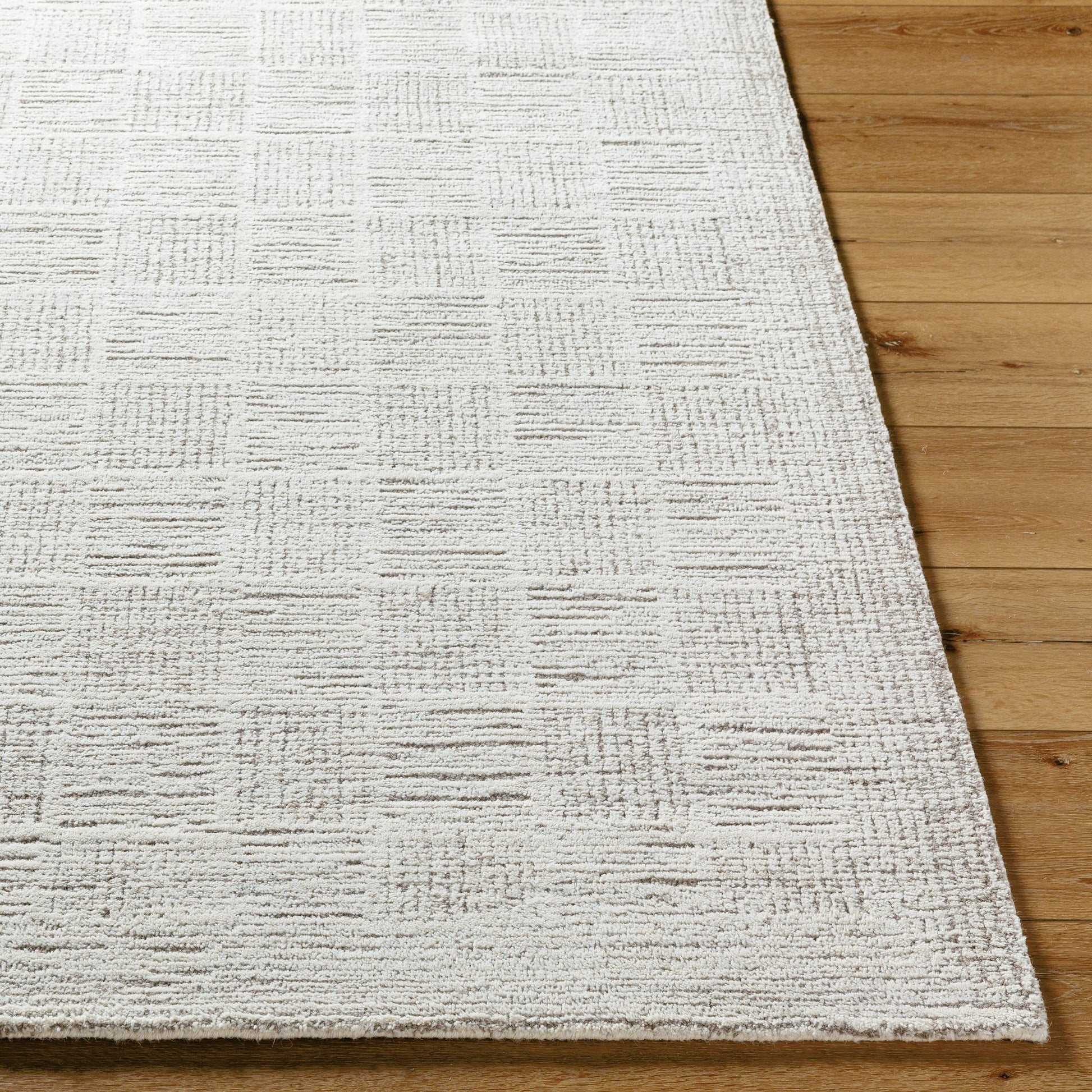 Rize Rug - 488607 by Livabliss in ivory, dove gray, ash, pearl. Made from wool in a unique style.