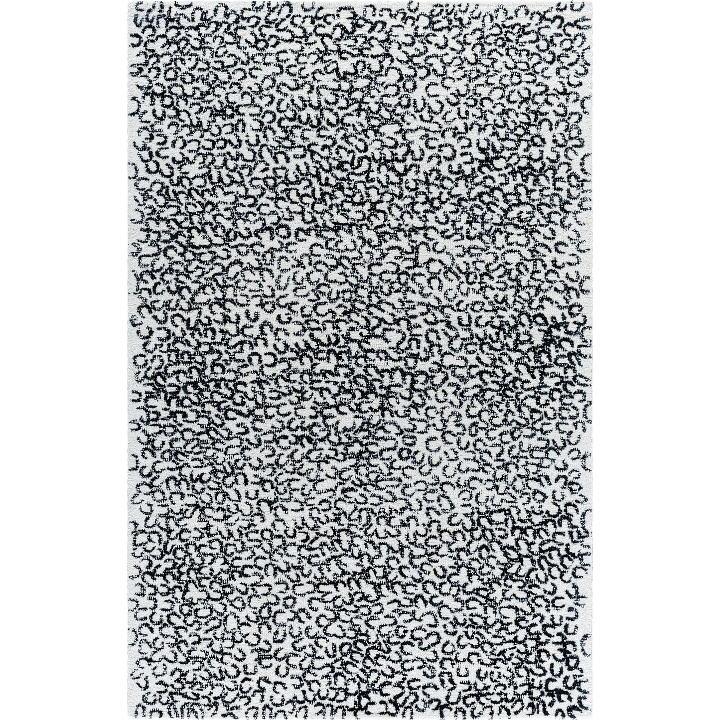 001 SI-2167637,SI-2167639,SI-2167640,SI-2167641,SI-2167642 | Primary Silo | Rize Rug - 488617 by Livabliss in charcoal, ash gray, snow white. Made from wool in a unique style.