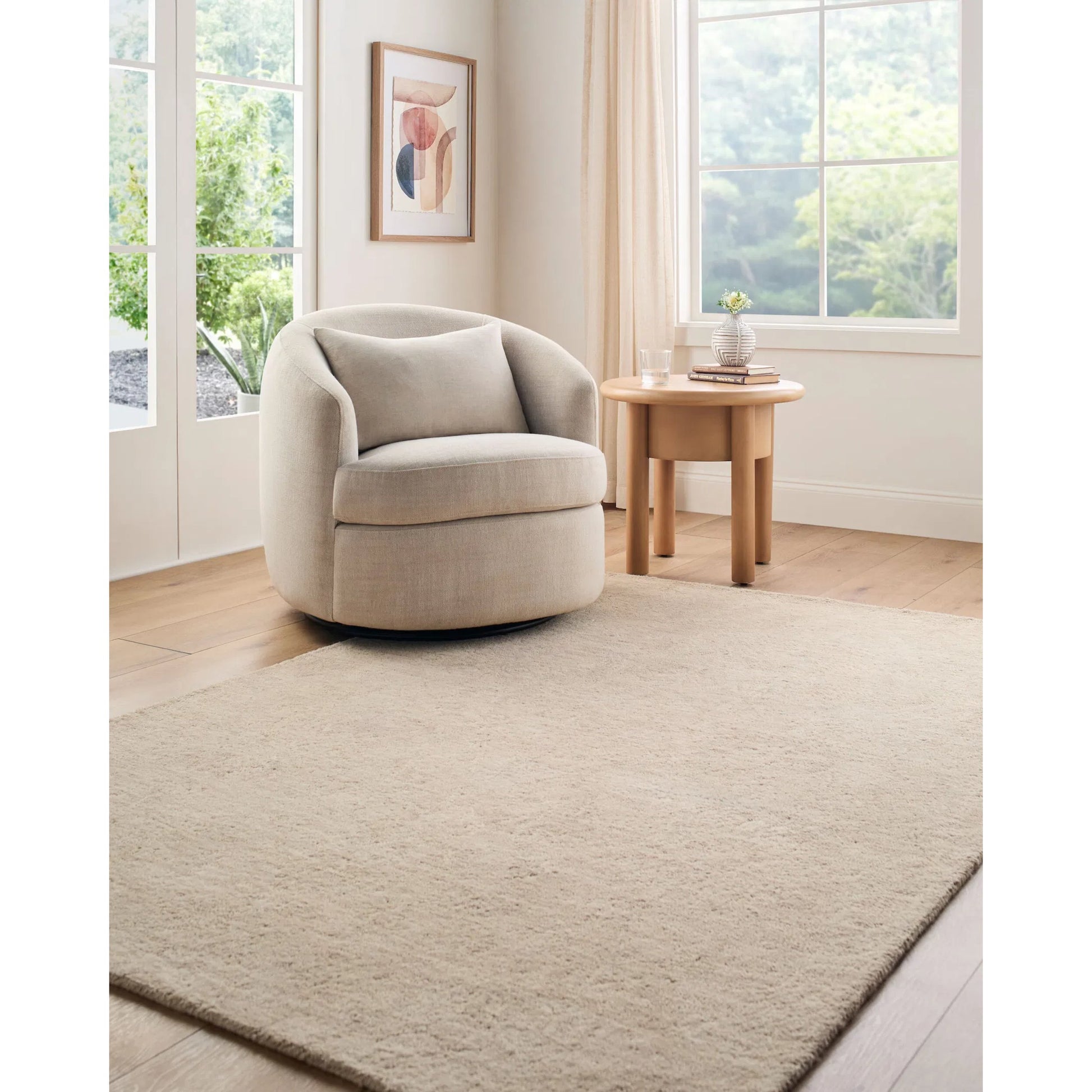 The Neutral Edit RZNE-2301 Rug by Rachel Zoe x Livabliss. Made from wool in a unique style.