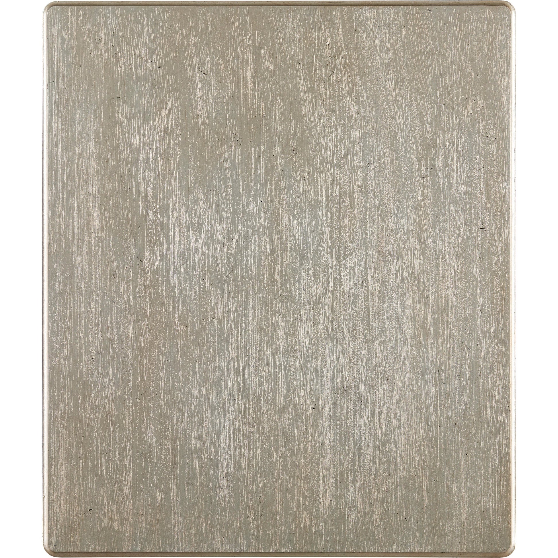 Morrissey Kirke End Table by A.R.T. Furniture in silver and bezel. Made from parawood solids, primavera veneers, metal in a transitional style.
