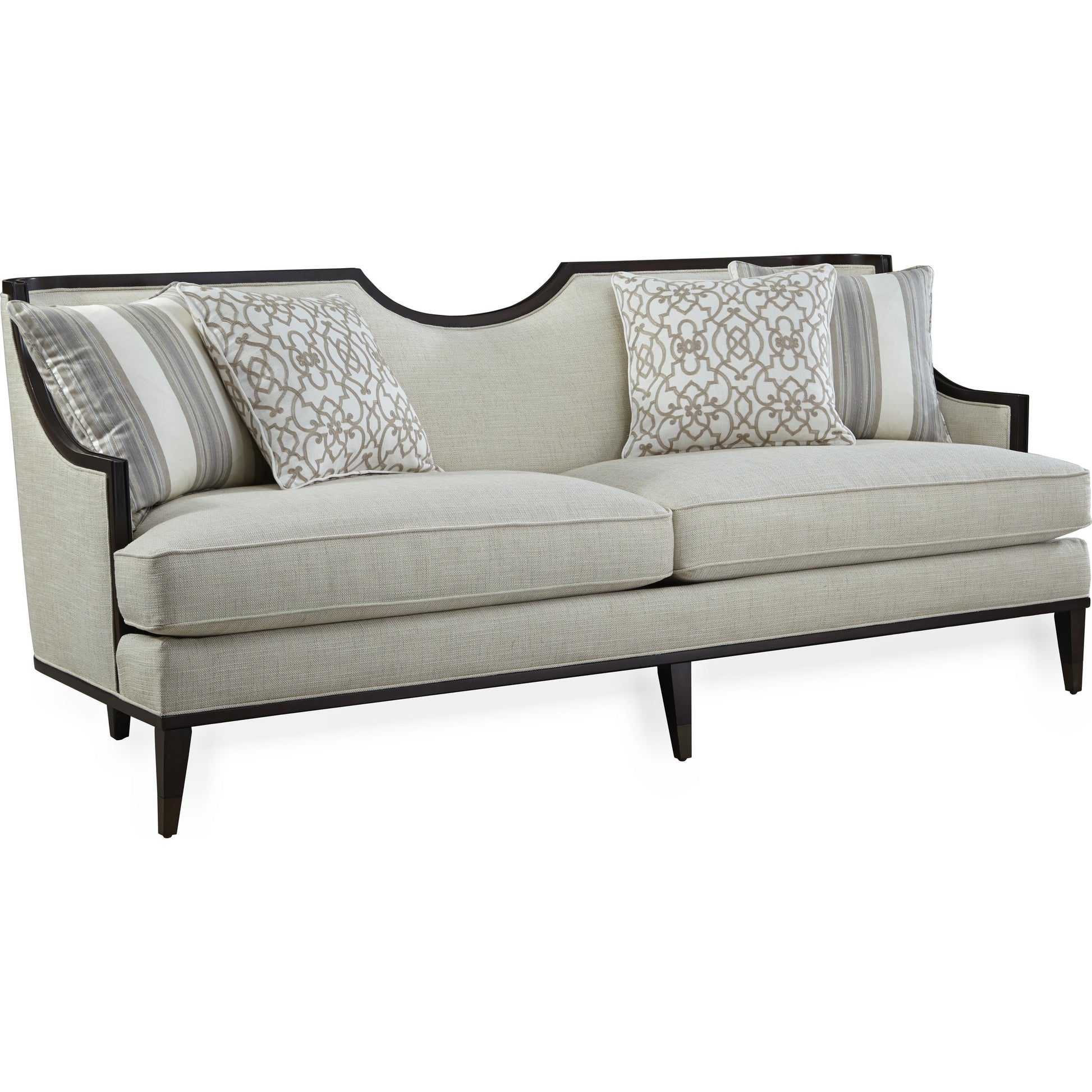 Harper Ivory Sofa by A.R.T. Furniture in ivory and mink. Made from fabric in a transitional style.
