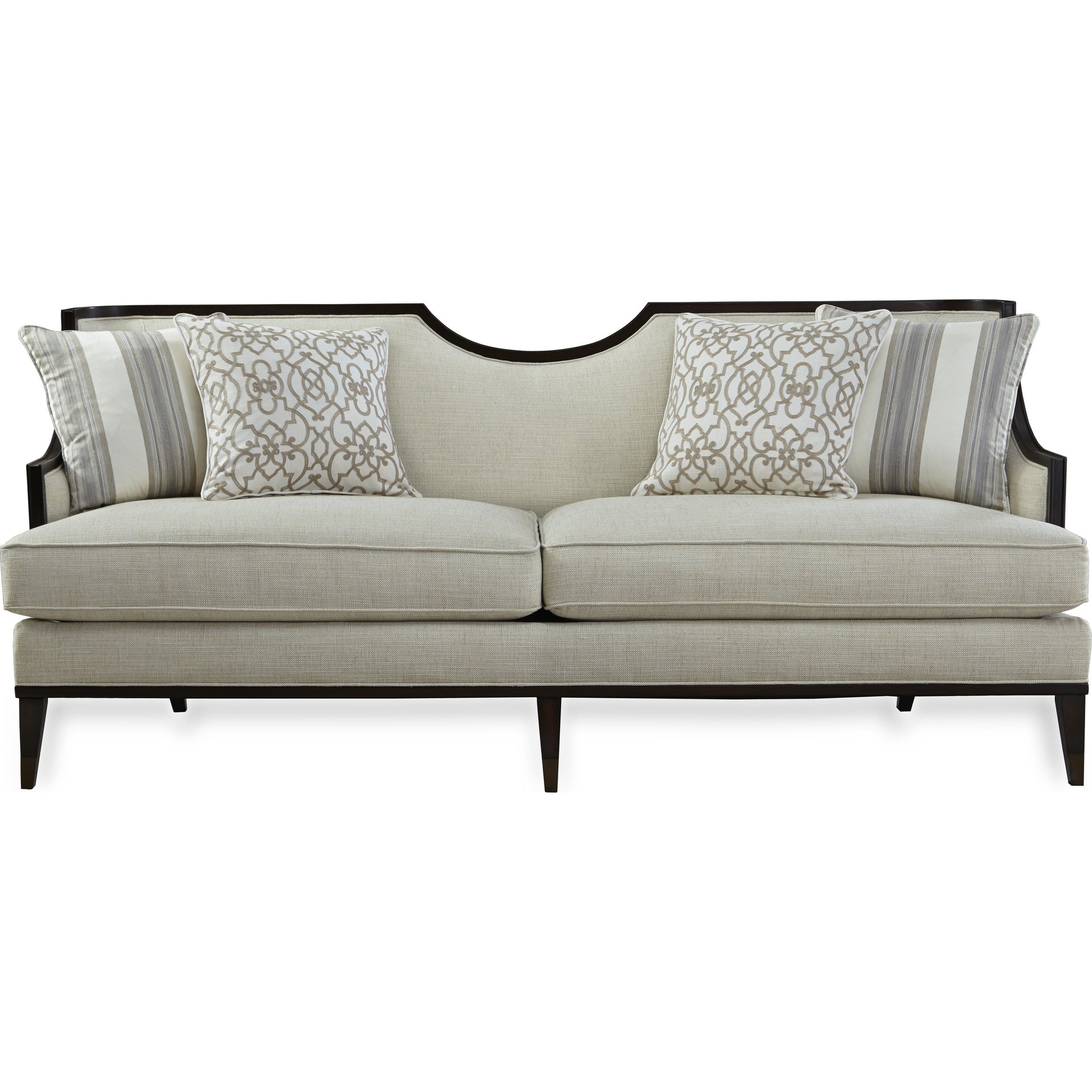 Harper Ivory Sofa by A.R.T. Furniture in ivory and mink. Made from fabric in a transitional style.