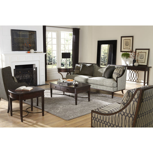 Harper Mineral Sofa by A.R.T. Furniture in gray and mink. Made from fabric in a transitional style.