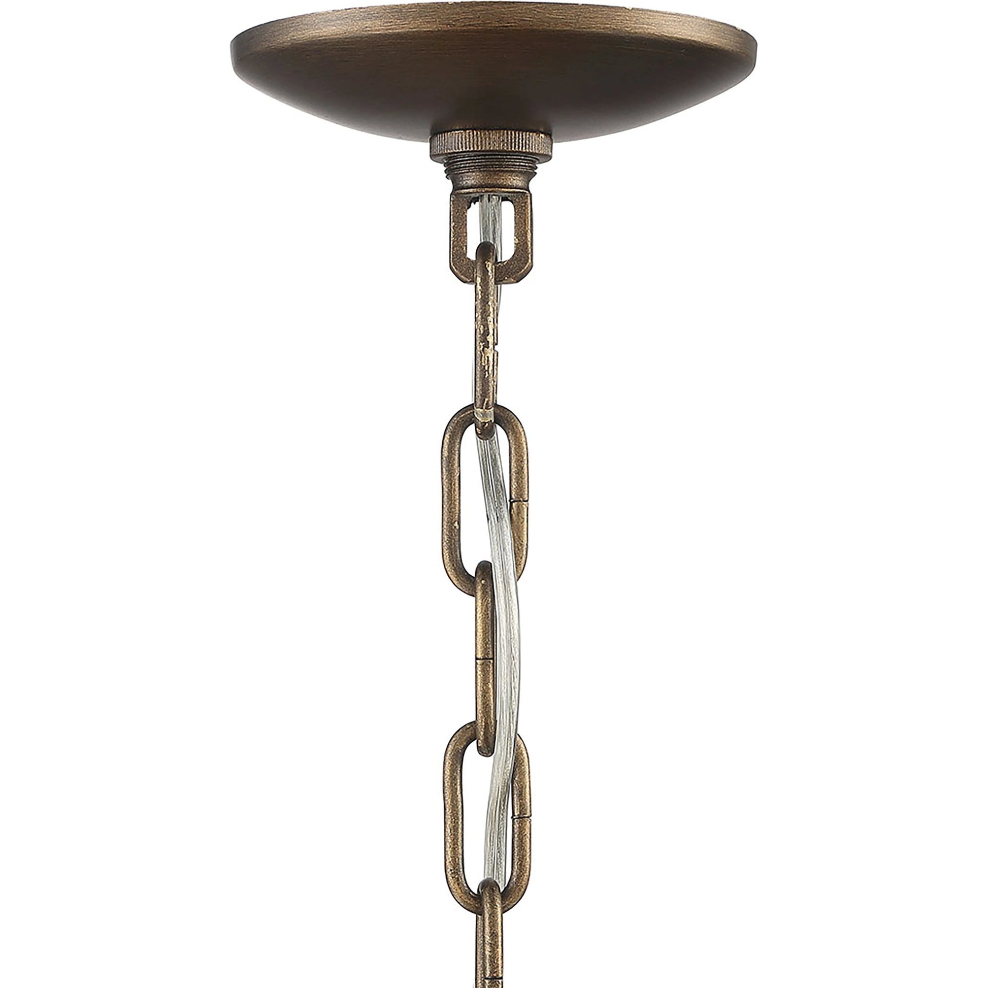 Luca Single-Light Rattan 3-Tier Chandelier by Lumanity in hand painted bronze. Made from iron, natural rattan in a coastal style.