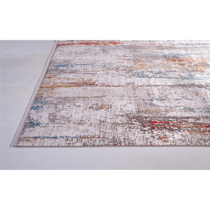 Cadiz Rug - 3903F by Feizy in gray, red, blue. Made from viscose, acrylic in a unique style.