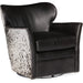 Kato Swivel Chair by Hooker Furniture. Made from leather in a traditional style.