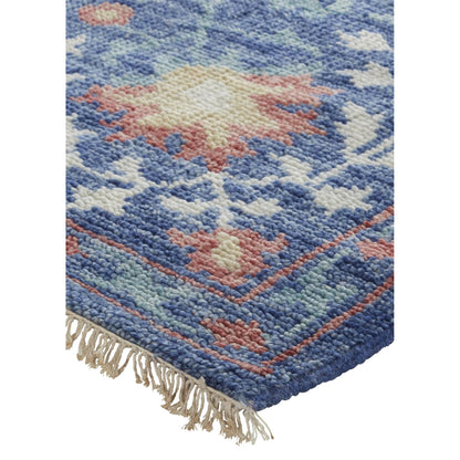 Beall Traditional & Botanical Rug - 6713F by Feizy in blue, red. Made from wool in a unique style.