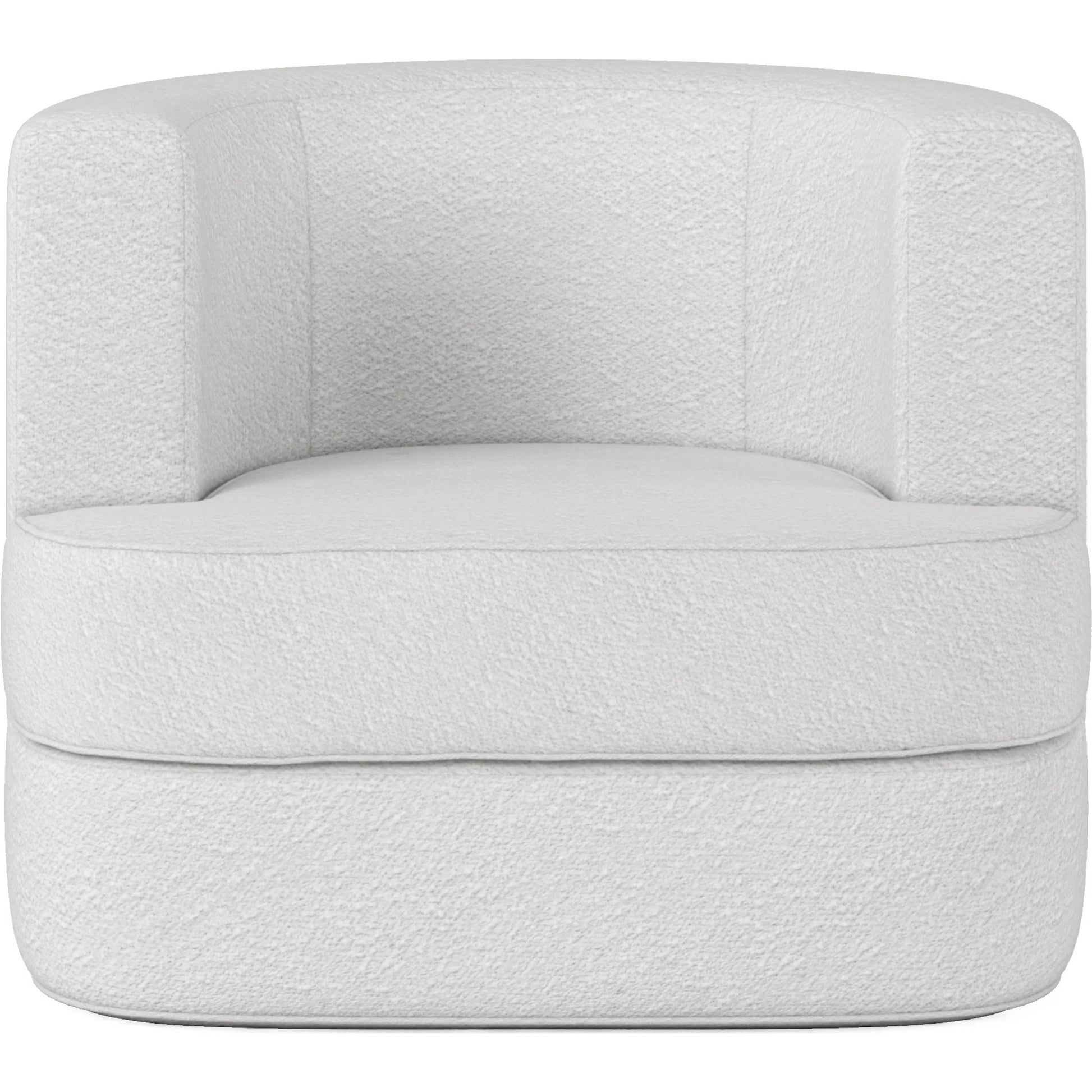 Cassat Swivel Chair by A.R.T. Furniture in white and okla snow, washed oak. Made from parawood solids with ash embossing, foam, fabric in a transitional style.