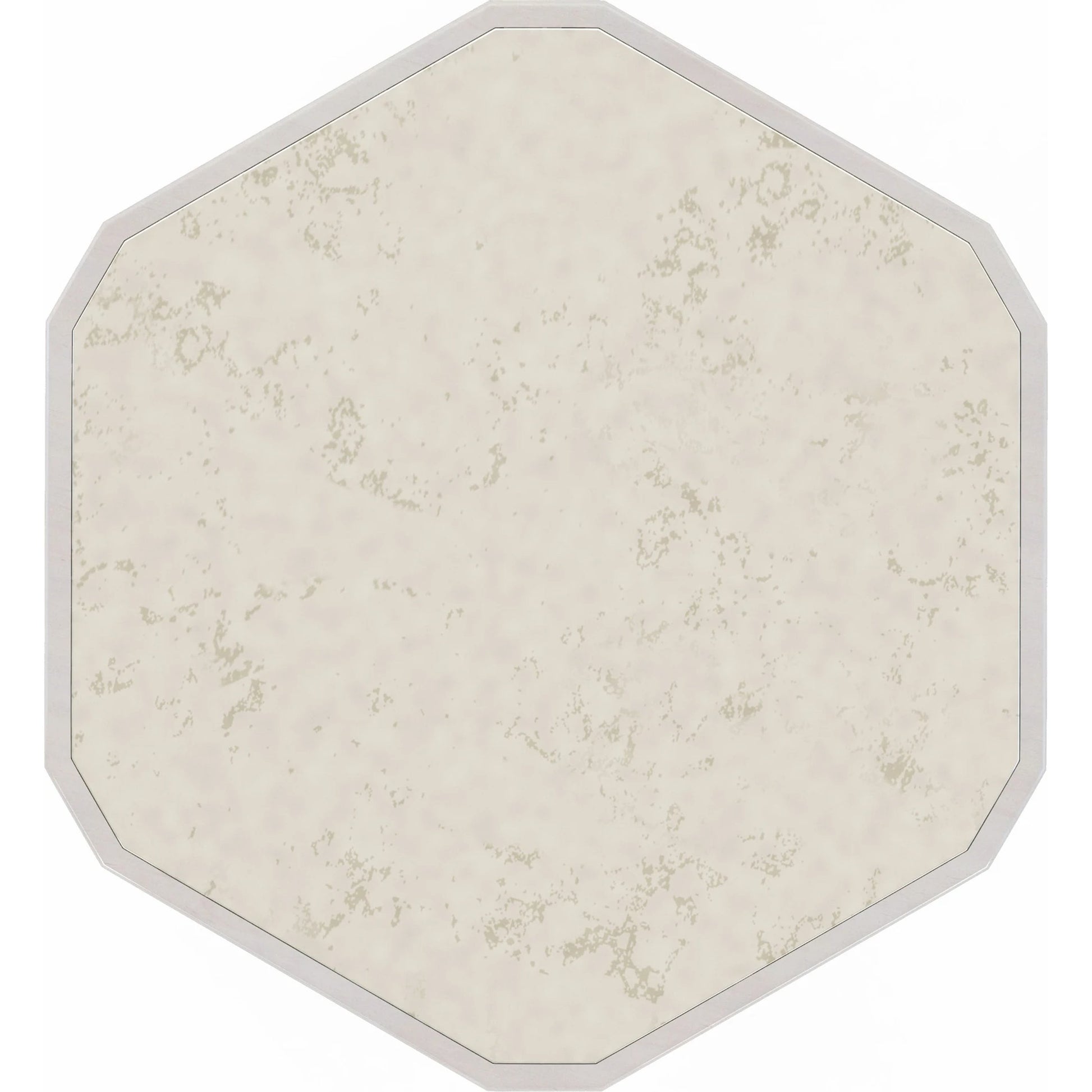 Mezzanine Spot Table by A.R.T. Furniture in dove gray. Made from parawood, poplar solids, mirror in a modern style.