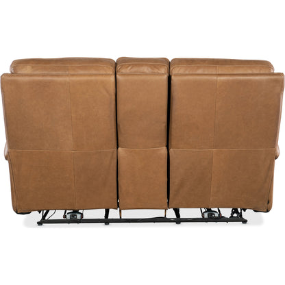 Somers Power Console Loveseat by Hooker Furniture. Made from unique in a transitional style.