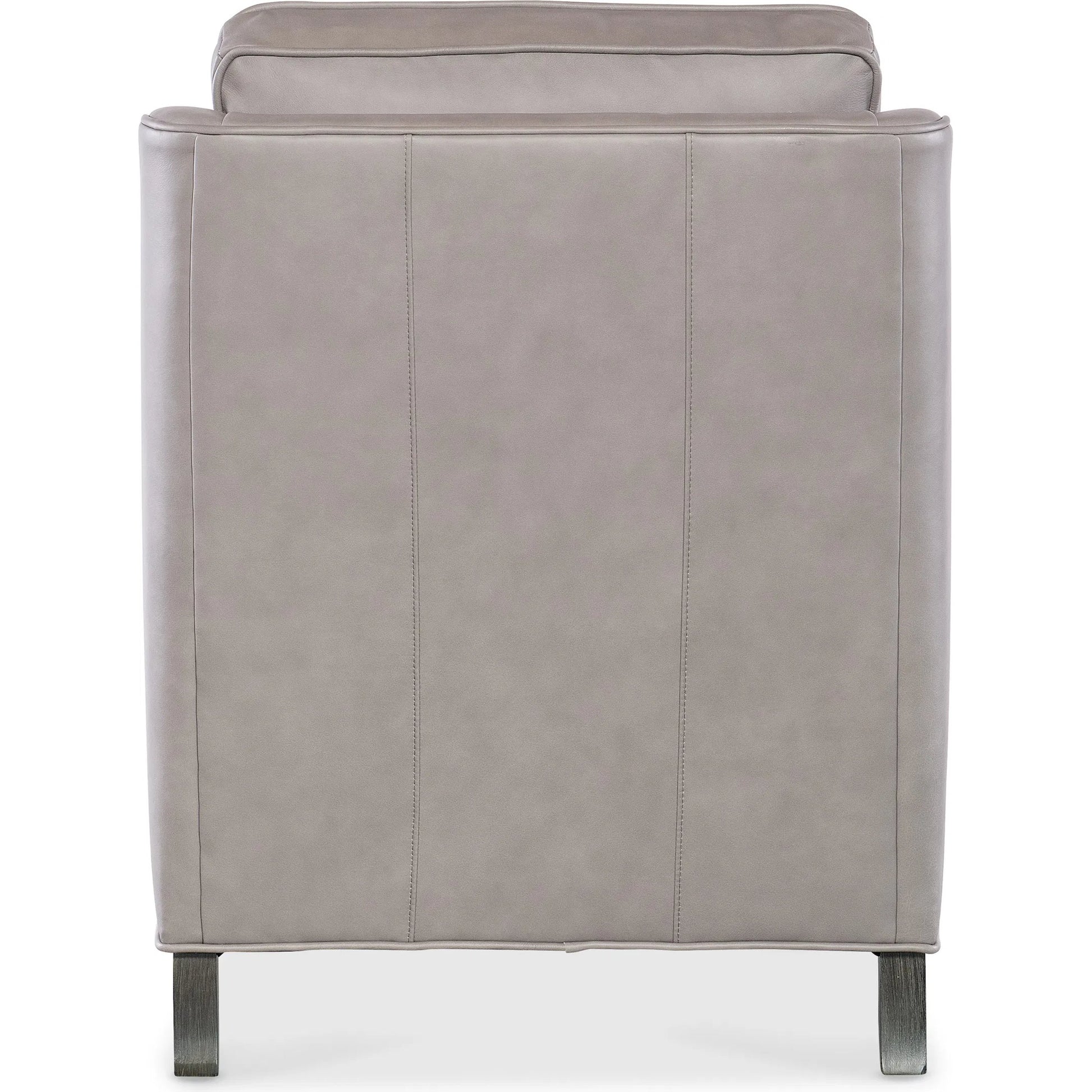Christopher Stationary Chair by Bradington-Young by Hooker Furniture in stone. Made from leather in a unique style.