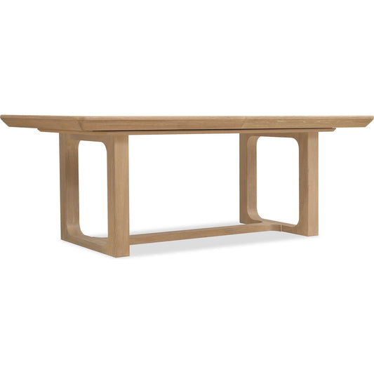 Banyon Bay Rectangle Dining Table with Two 20-inch Leaves by Hooker Furniture in light wood. Made from unique in a unique style.